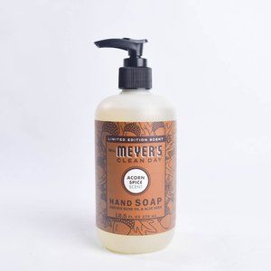 Mrs Meyers Hand Soap Acorn Spice Olive Oil & Aloe Vera Plant Based 12.5 Oz